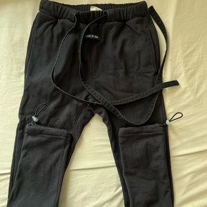 Fear of God black core lounge sweat pants